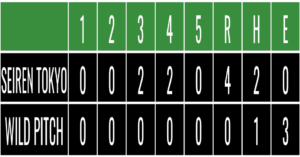 【WILD PITCH】10/14 vs SEIREN TOKYO