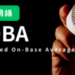 wOBA（weighted On-Base Average）