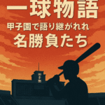 【第一位】高校球児たちの一球物語｜甲子園で語り継がれる名勝負たち